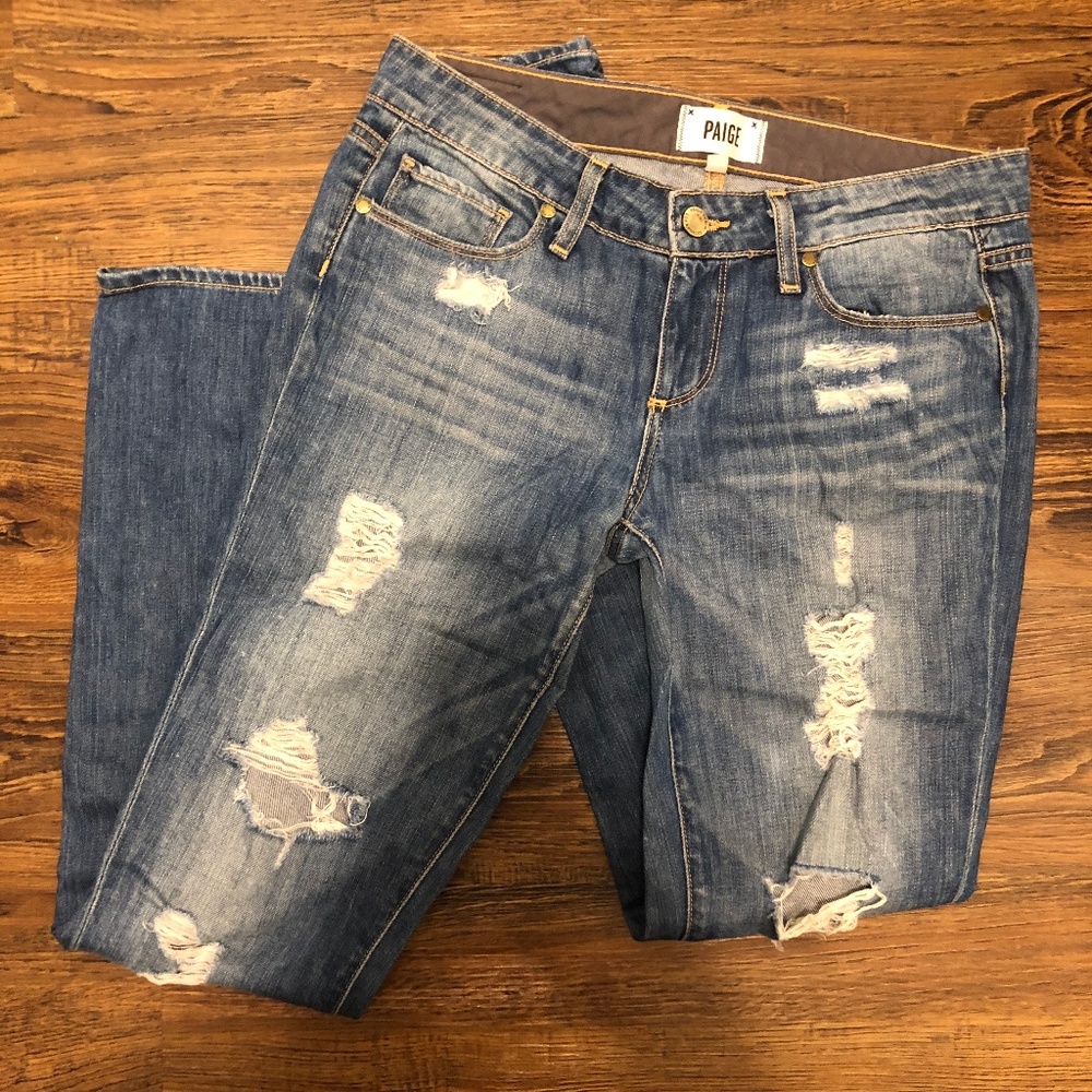 Jimmy Jimmy Distressed Deconstructed Skinny Jeans